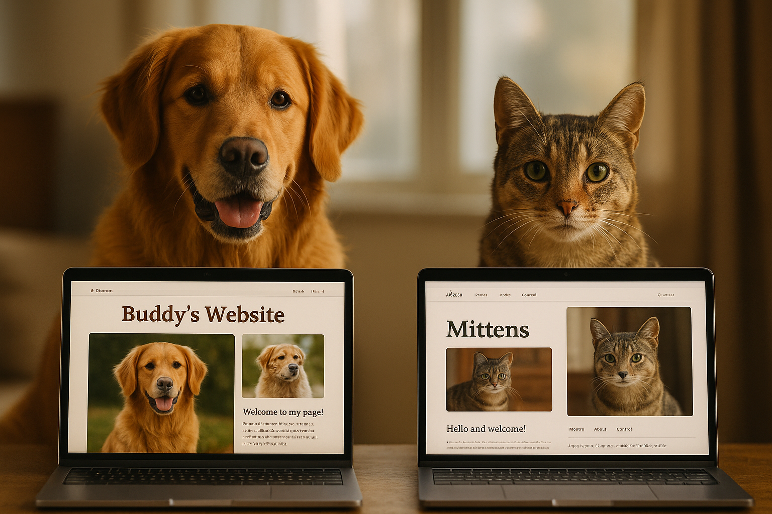 Pet Website Examples
